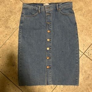 cute jean skirt